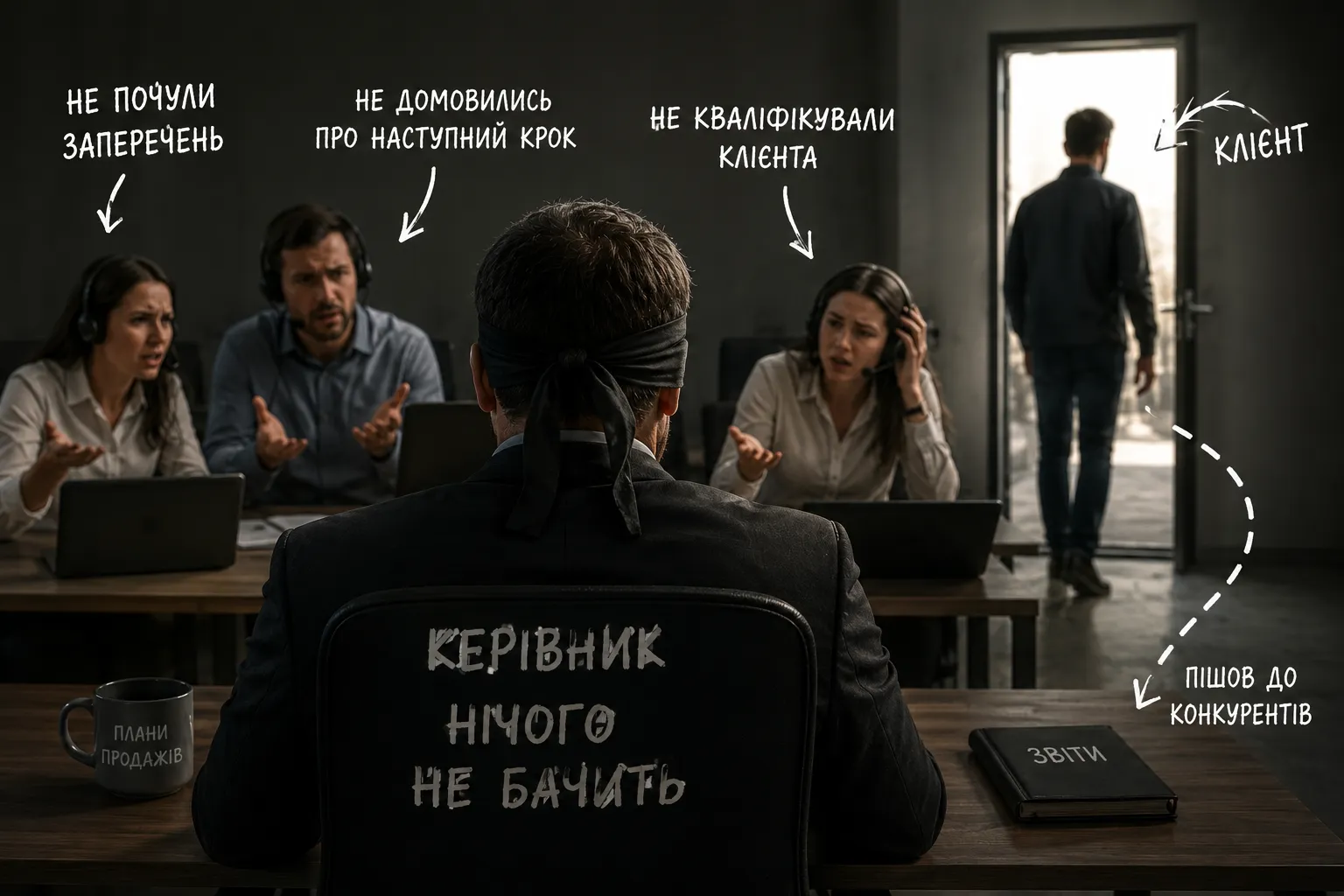 Потік сотень щоденних дзвінків відділу продажу проходить через єдину систему контролю